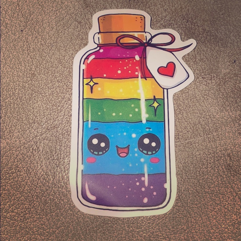 Rainbow Jar Sticker